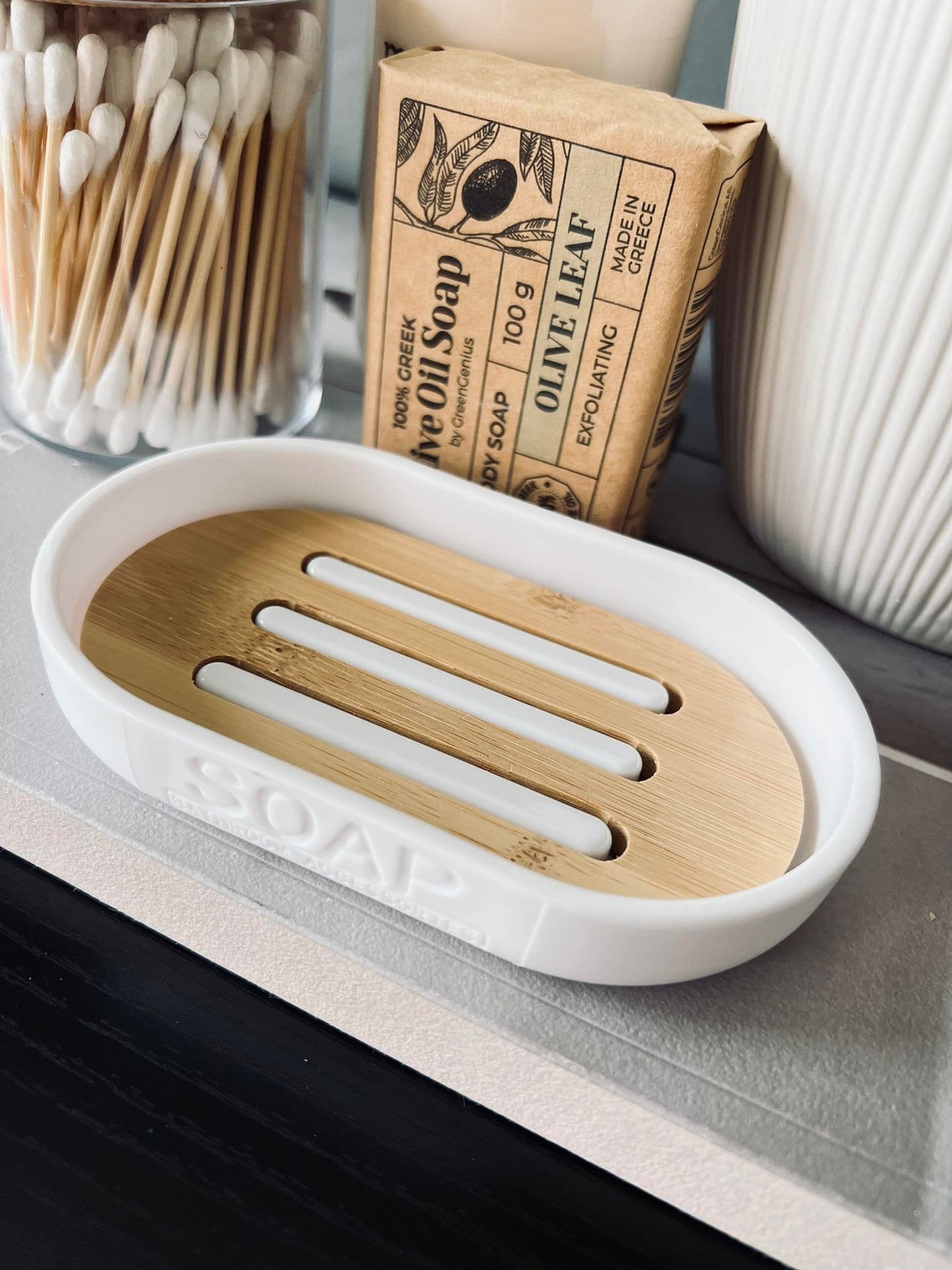 Sæbeskål med bambus - VIAMAJA.DK