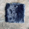 Sitzauflage aus Imitationspelz – JEANS BLUE 40x40