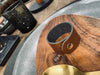 Serviettenringe Recycling-Leder 6 Stk. – Cognac-Leder