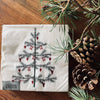 Servietten 20 Stk. – Weiß mit Tannenbaum-Nostalgie