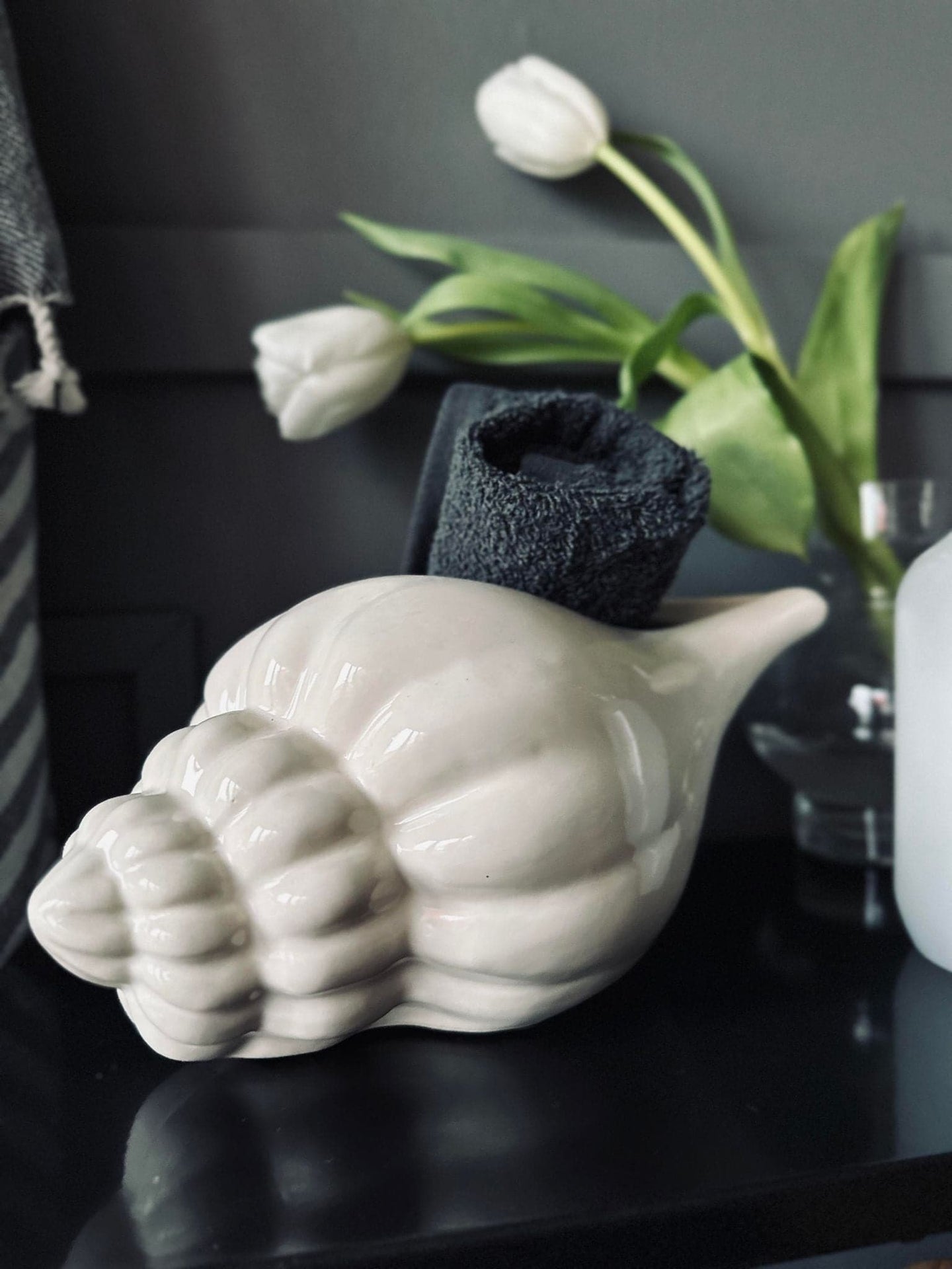 Shell Keramik 13×26 cm big - VIAMAJA.DK