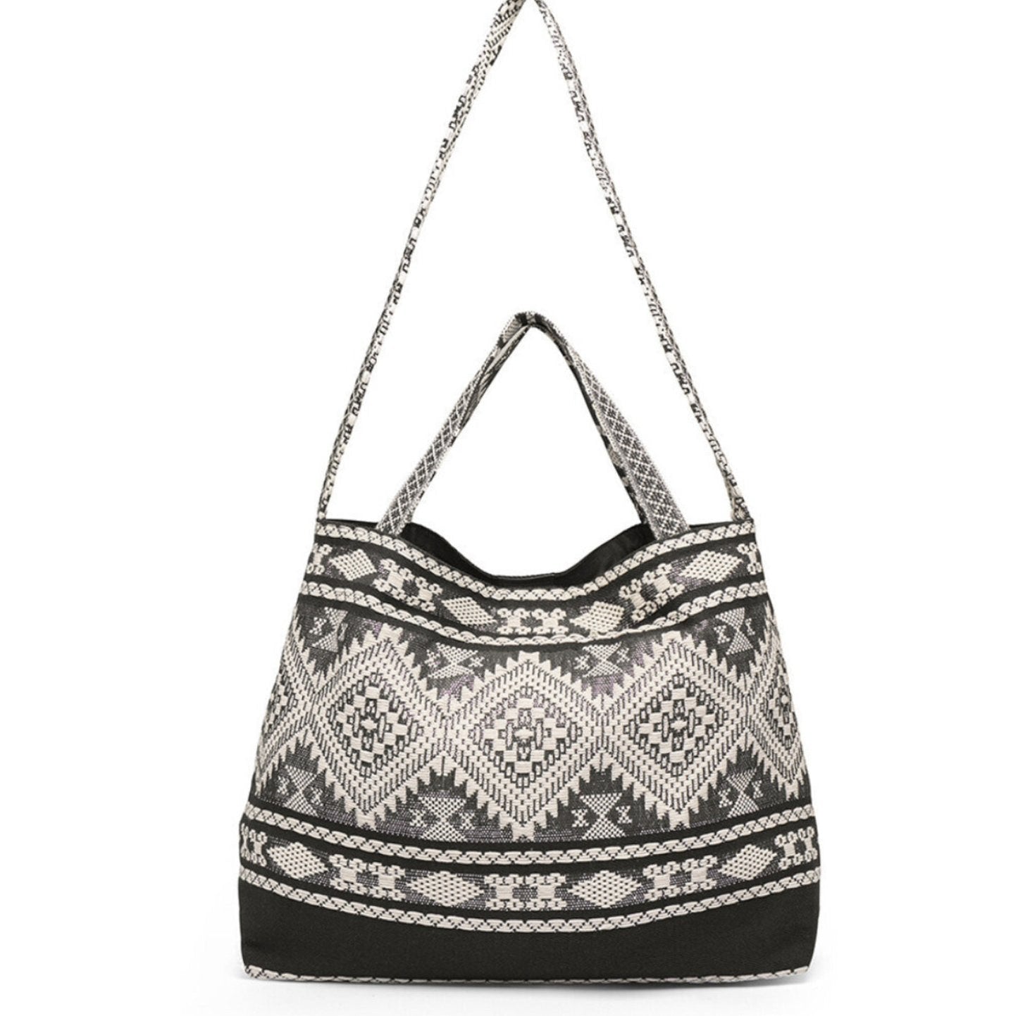 Shopper Black boheme – Perfekt til yoga - VIAMAJA.DK
