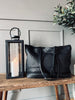 Shopper Black MILLE - Geflochtenes Leder
