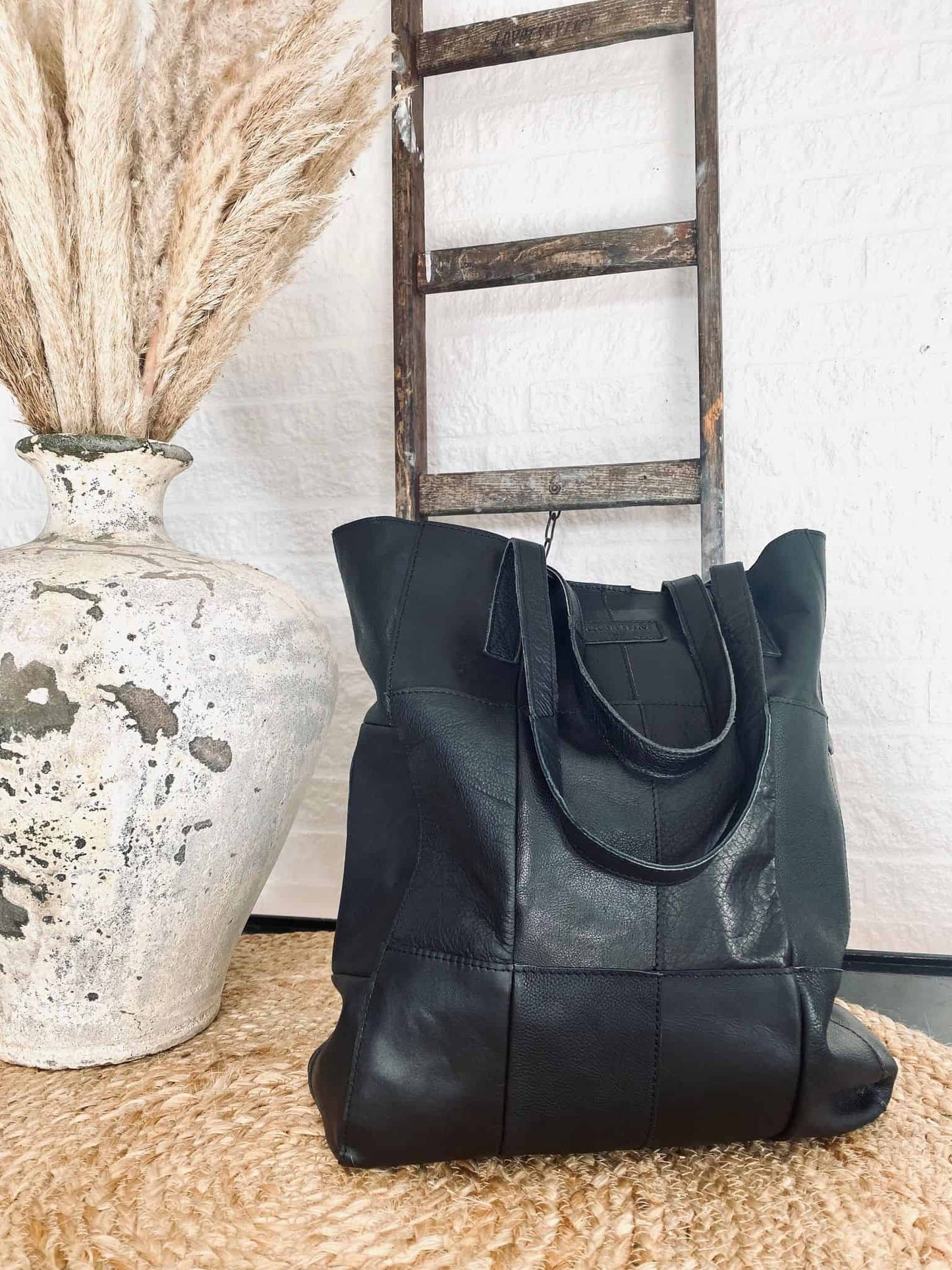 Shopper – Black recycling - VIAMAJA.DK