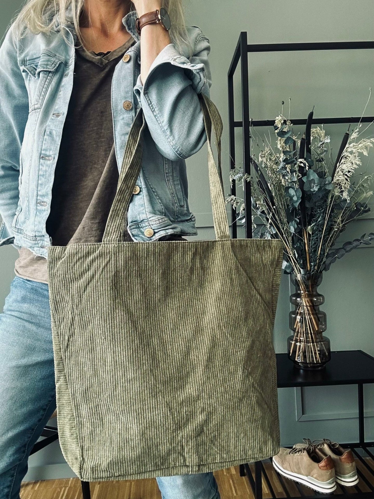 Shopper – Green - VIAMAJA.DK