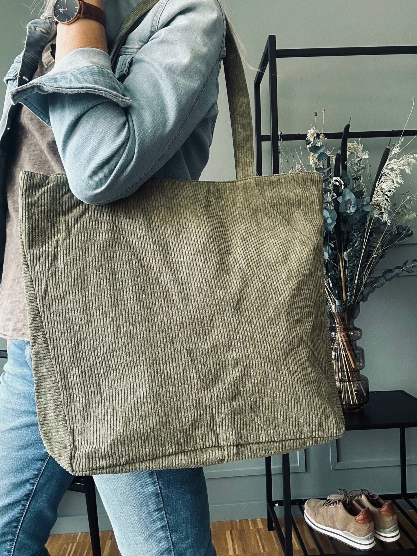 Shopper – Green - VIAMAJA.DK