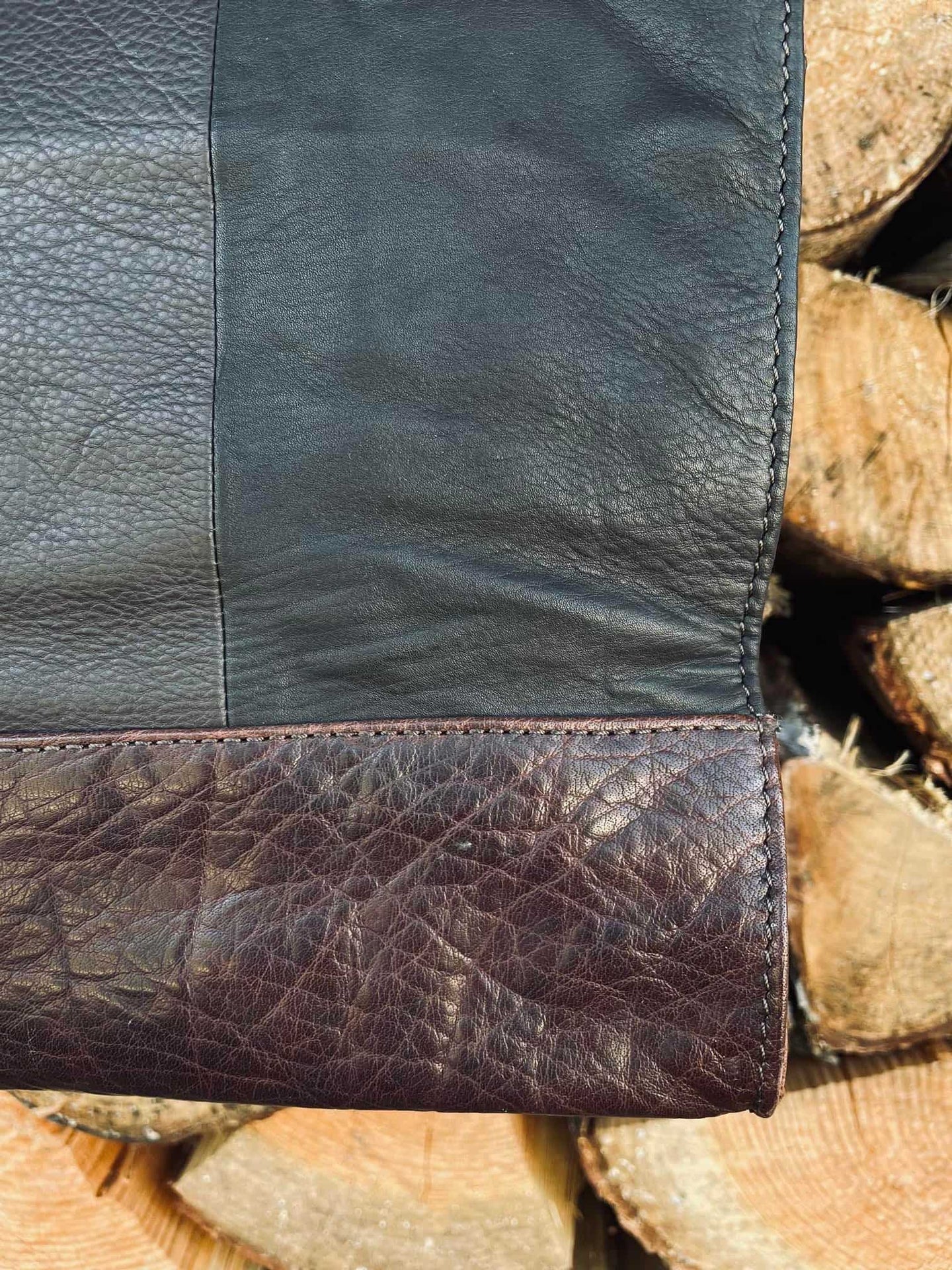 Shopper i kraftig recycling læder – Brown - VIAMAJA.DK