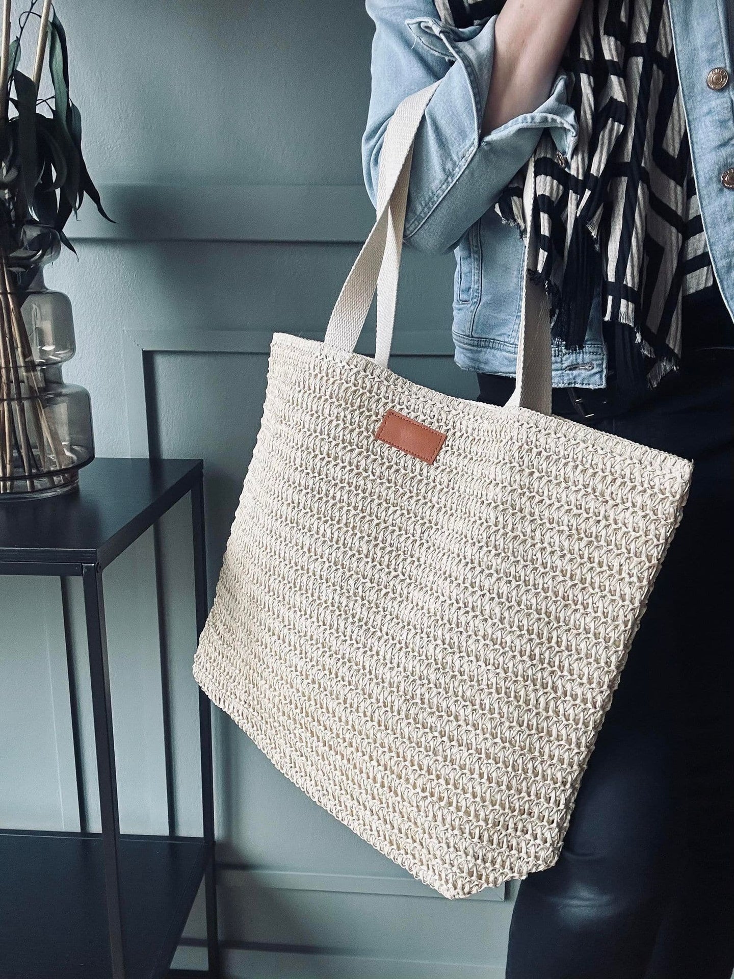 Shopper Larisa – Natur - VIAMAJA.DK