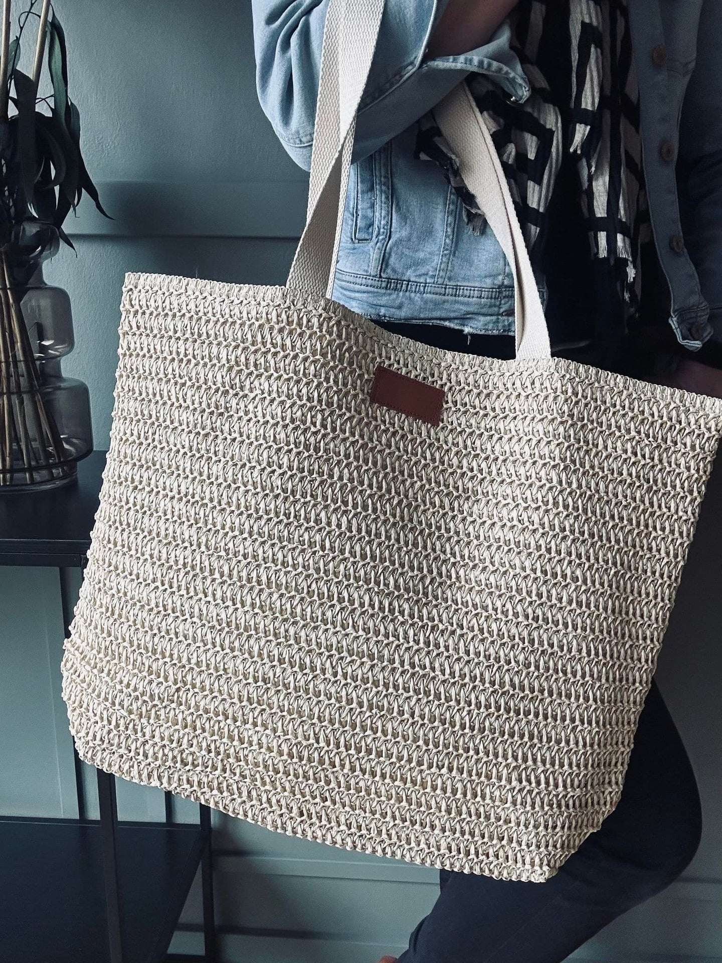 Shopper Larisa – Natur - VIAMAJA.DK
