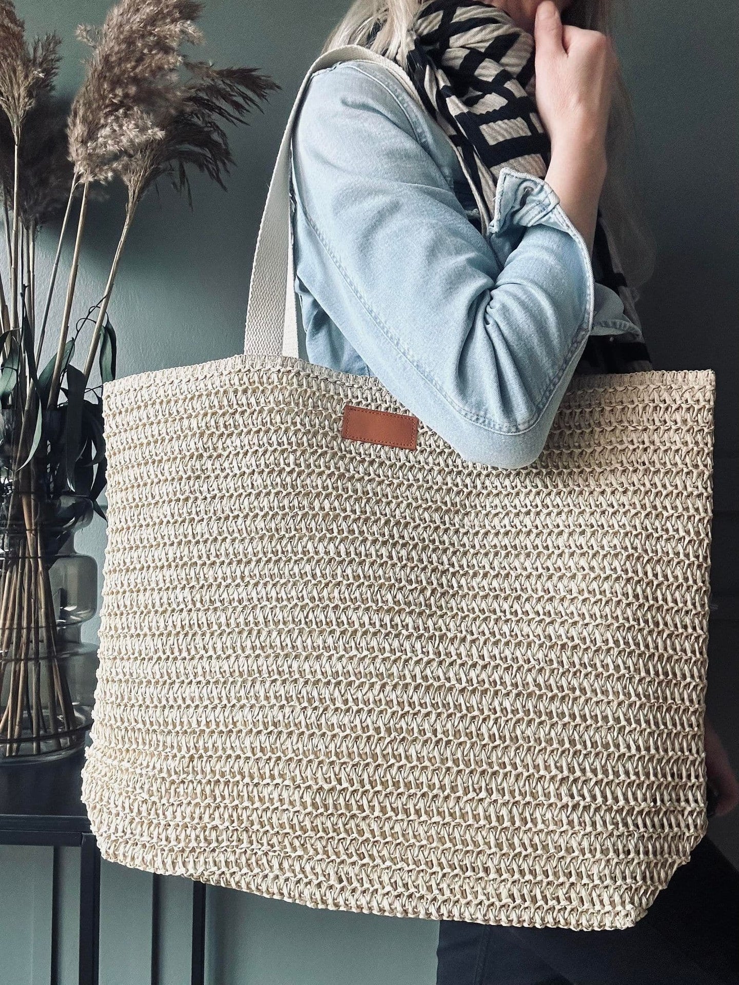 Shopper Larisa – Natur - VIAMAJA.DK
