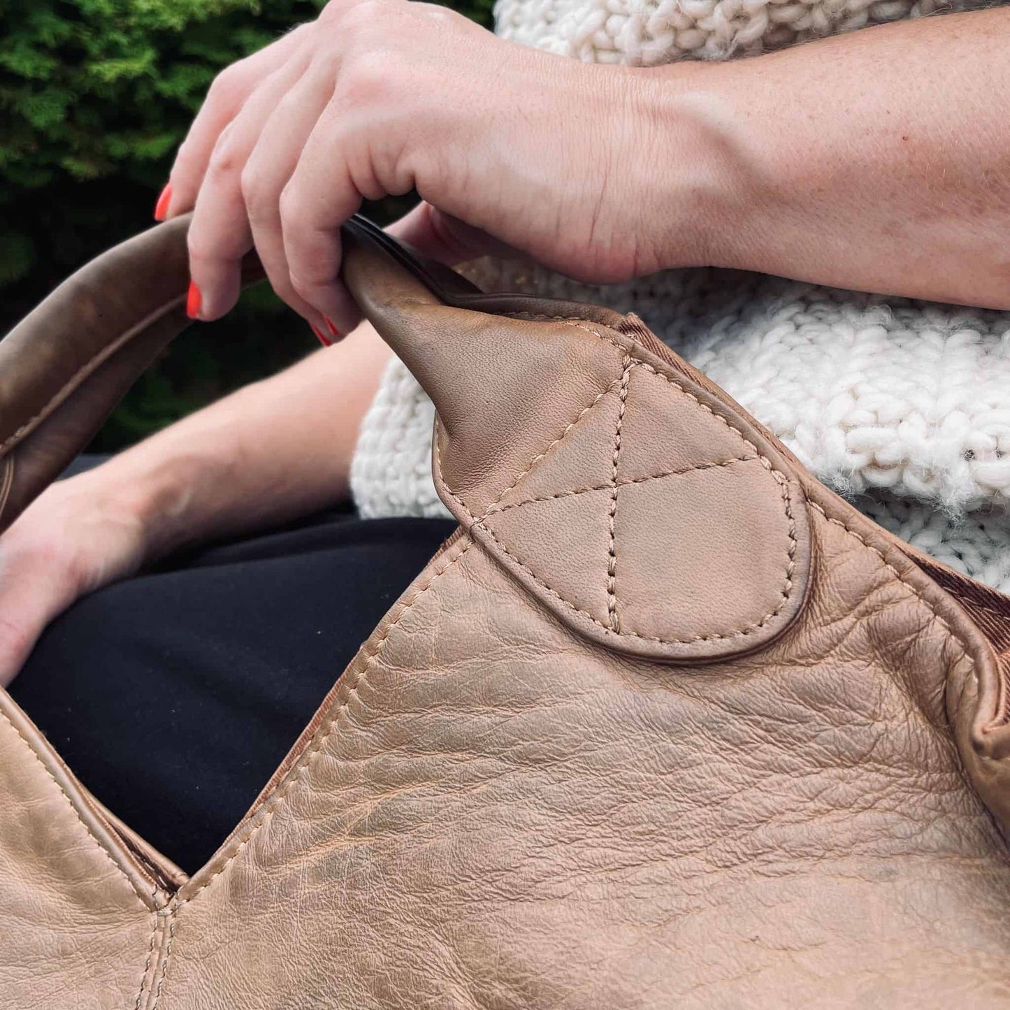 Shopper MISTY i ultra blød skind - VIAMAJA.DK