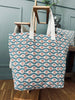 Shopper Nordic blue