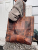 Shopper PATCHWORK - Dark walnut DELUXE