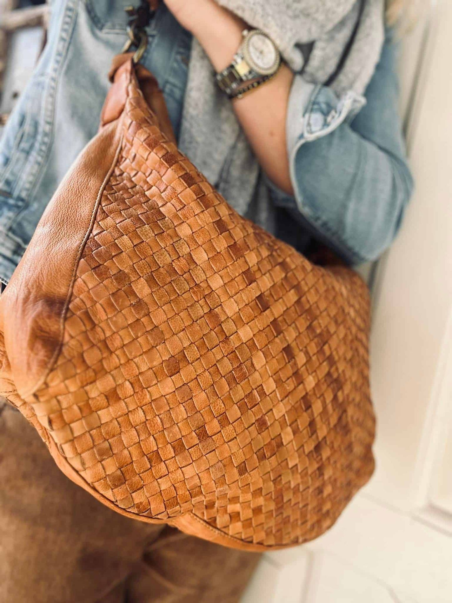 Shopper TESSA – Cognac - VIAMAJA.DK