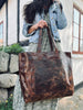 Shopper XL OLINE DARK URBAN - Büffelleder