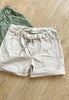 Shorts mit Stretch – Beige