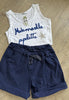 Shorts mit Stretch - Navy
