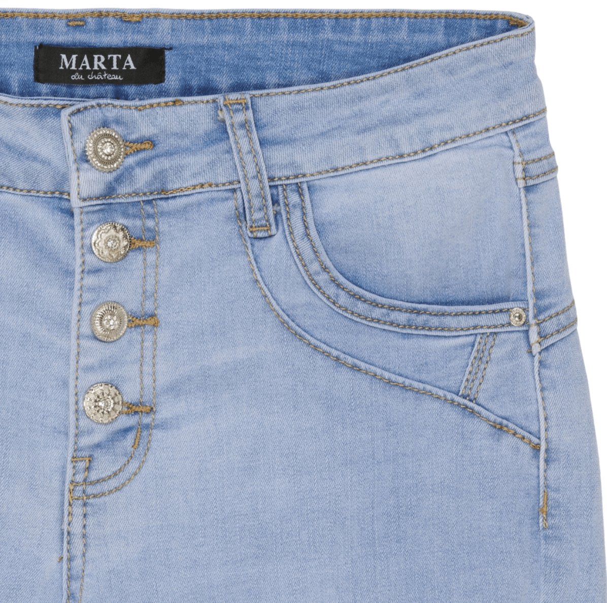 Shorts Simona – Soft denim - VIAMAJA.DK