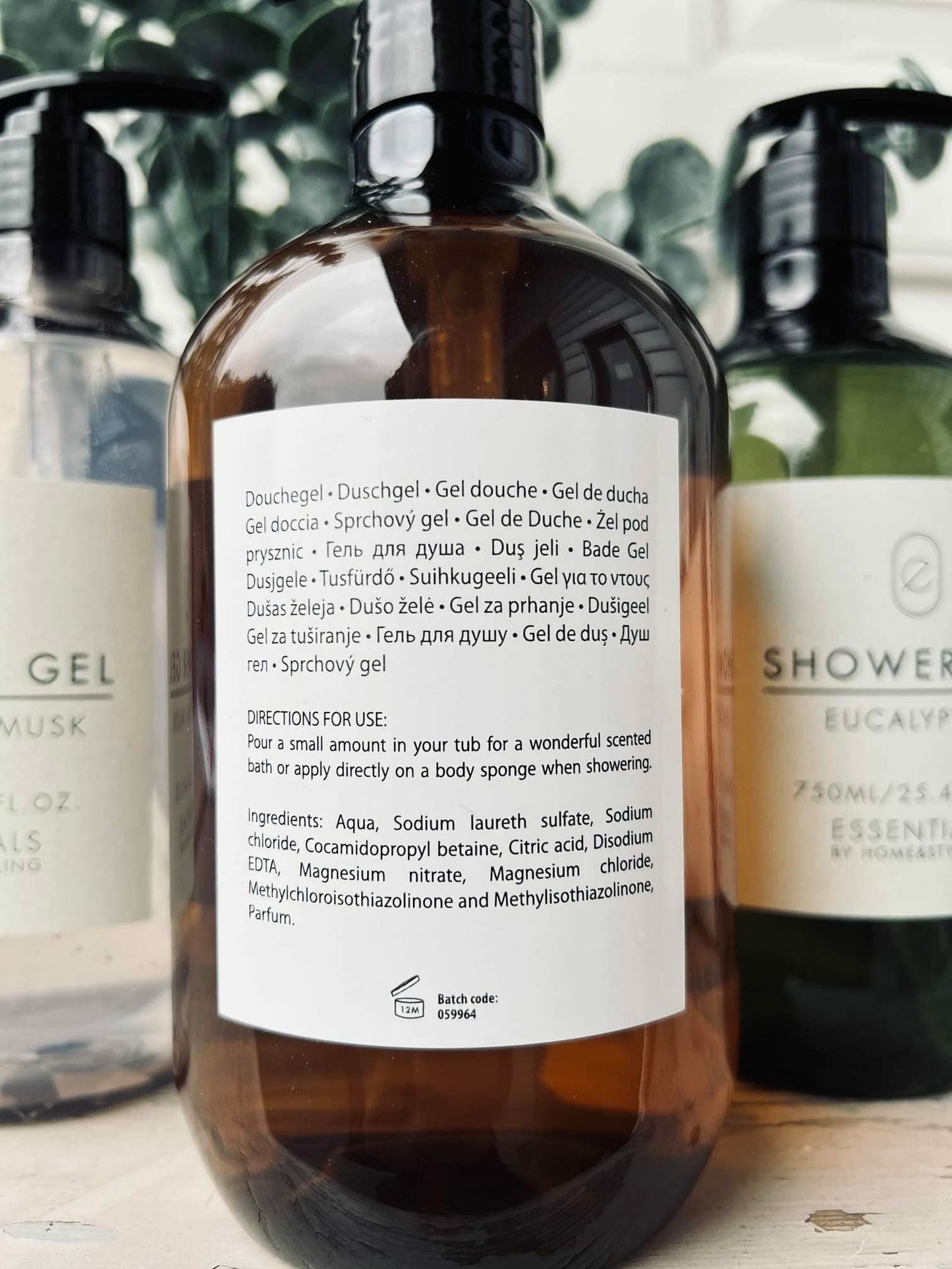 Shower gel - 750 ml - 3 varianter - VIAMAJA.DK