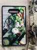 Schneidebrett inkl. Messer - Design Knoblauch
