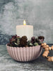 Schale mit Wellenkante – Rosa