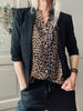 Bluse Aya Leo Print