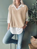 Hemd mit Weste – One Size Norah Beige
