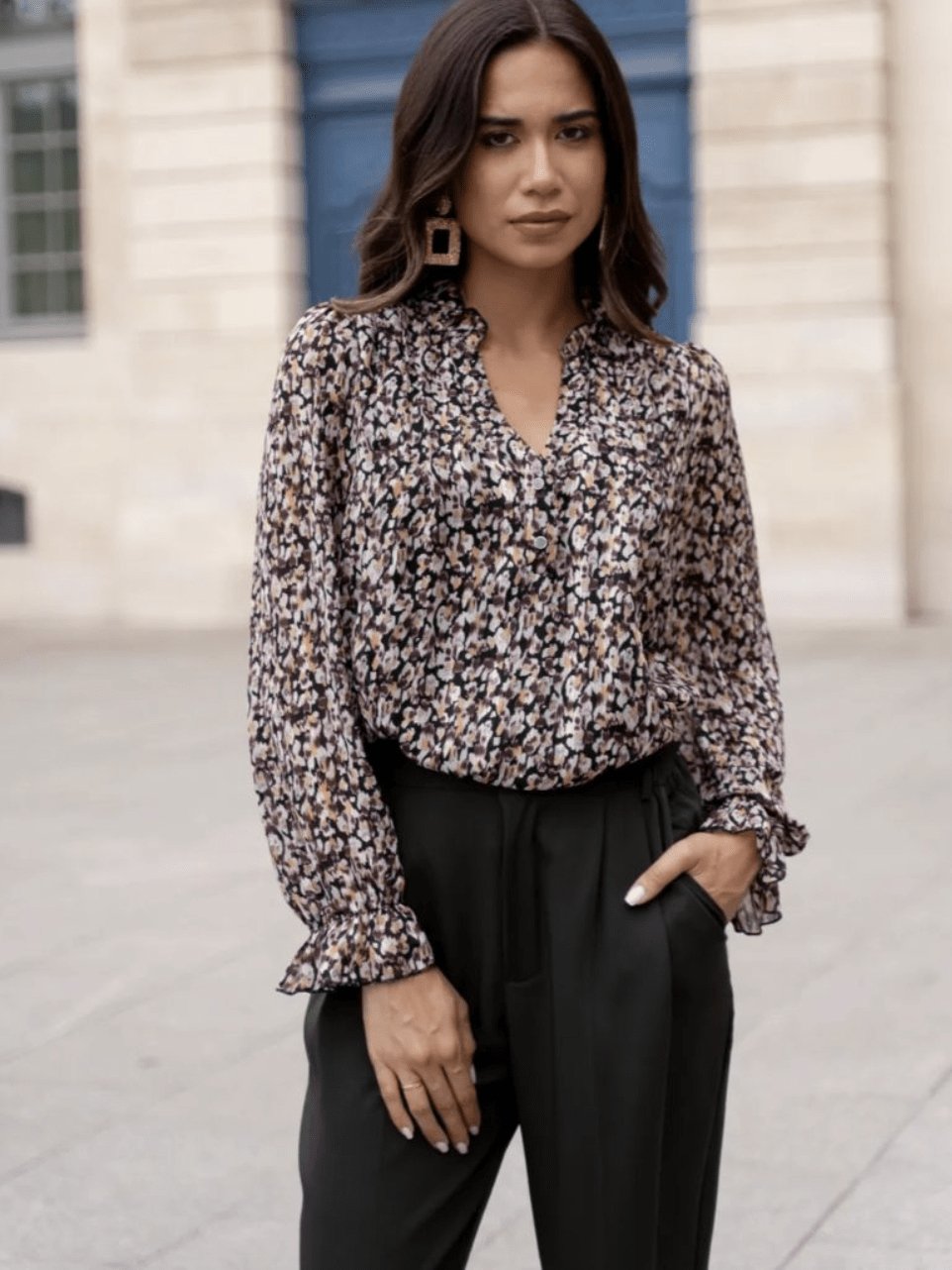 Skjortebluse Carolyn - VIAMAJA.DK