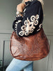 Schultertasche Cargo Brandy
