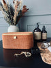 Schmuckbox - Rost mit Gold