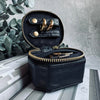 Smykkebox Small - Schwarzes Leder