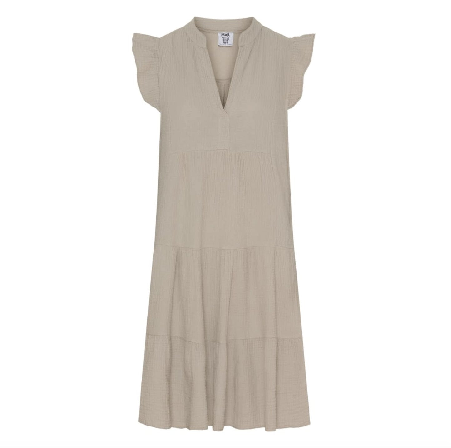 Sommerkjole Beige - VIAMAJA.DK