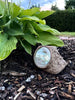 Stone mit Solarzellen - Braun