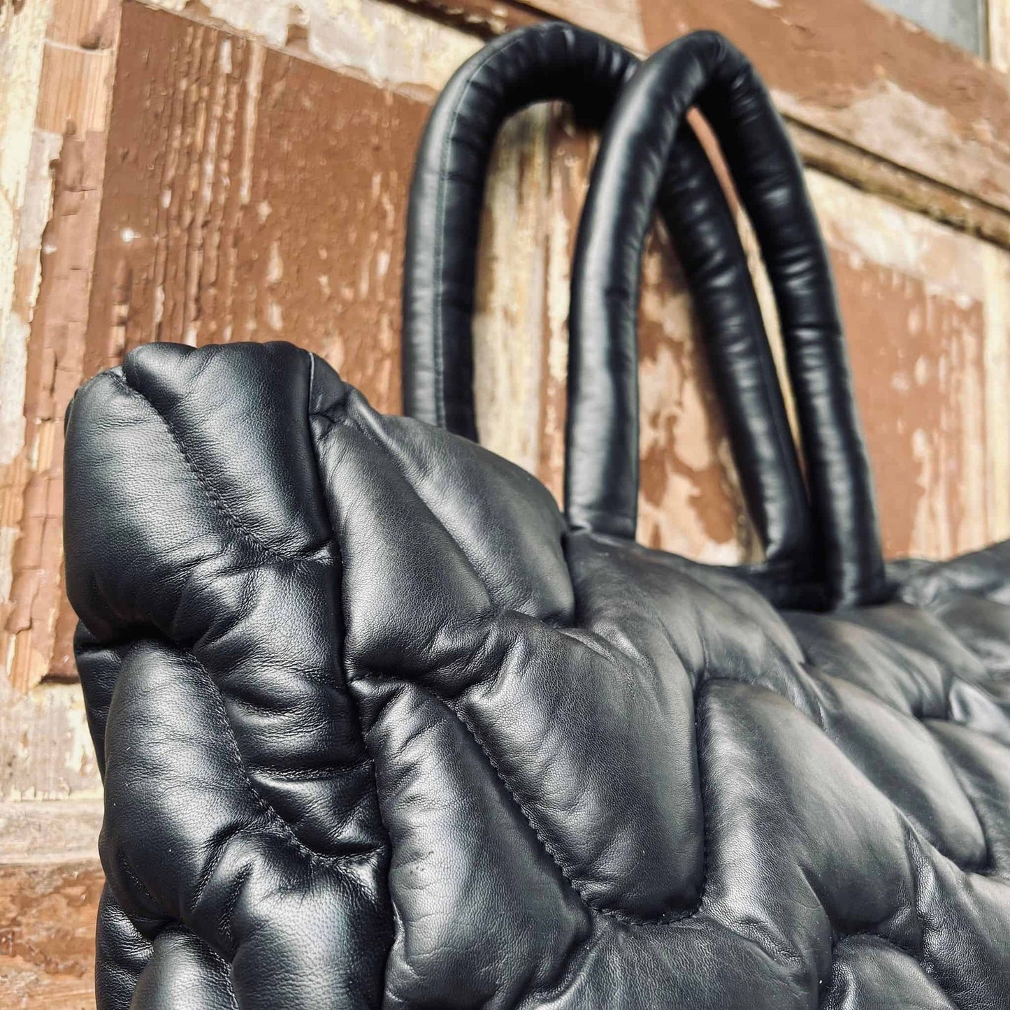 Stor shopper i ultra blødt lammeskind - VIAMAJA.DK