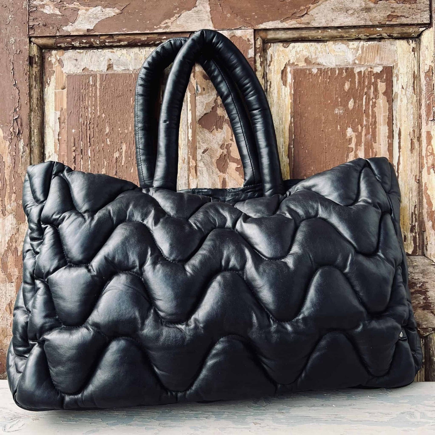 Stor shopper i ultra blødt lammeskind - VIAMAJA.DK