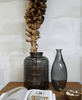 Große Vase - Grau Melvin - Recyclingglas