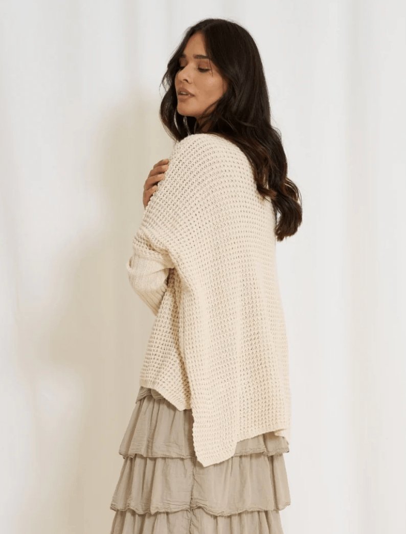Strik MILLE beige – Onesize - VIAMAJA.DK