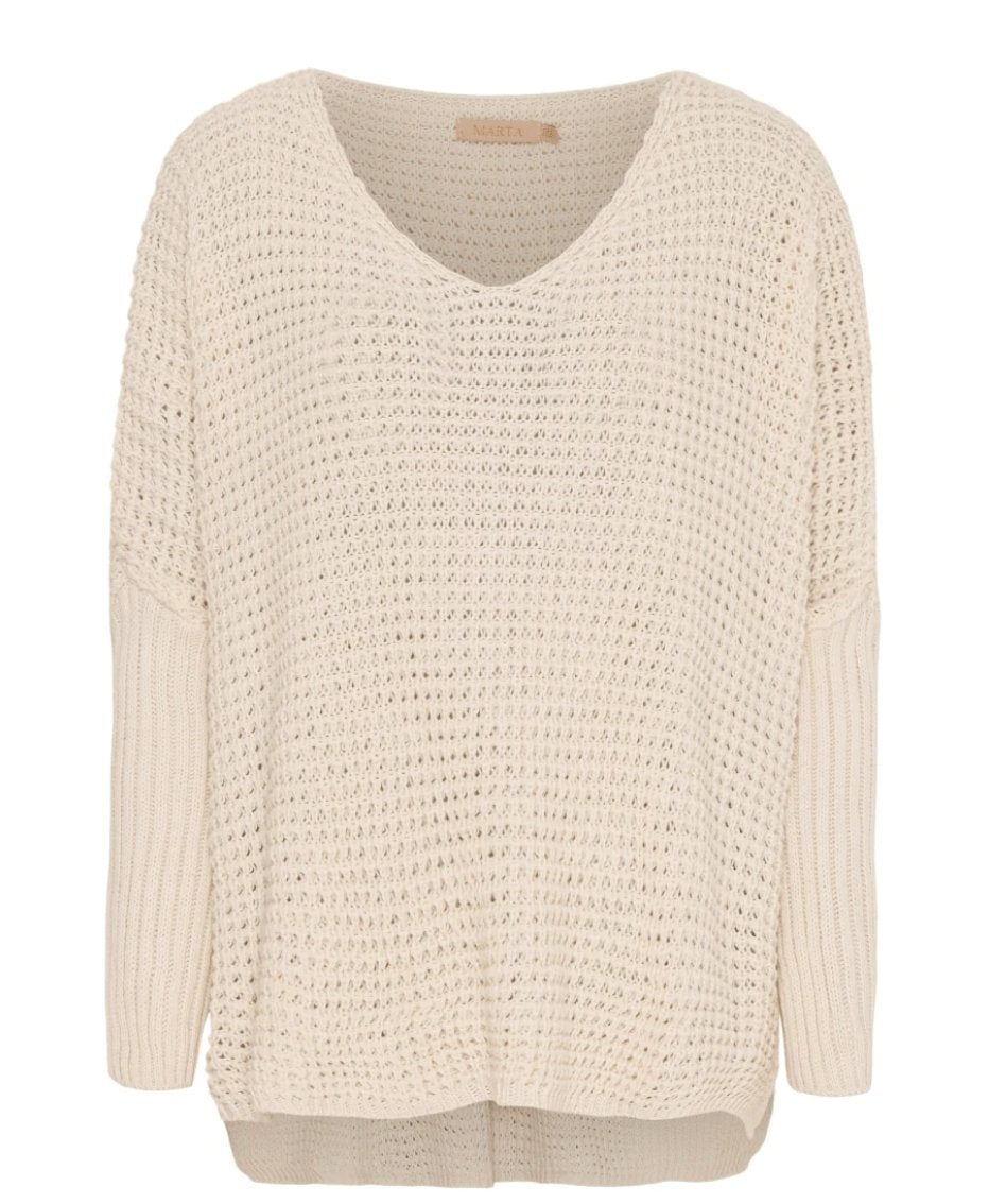 Strik MILLE beige – Onesize - VIAMAJA.DK