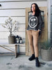 Strick SMILE Braun Oversize