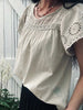 Summer Bluse beige