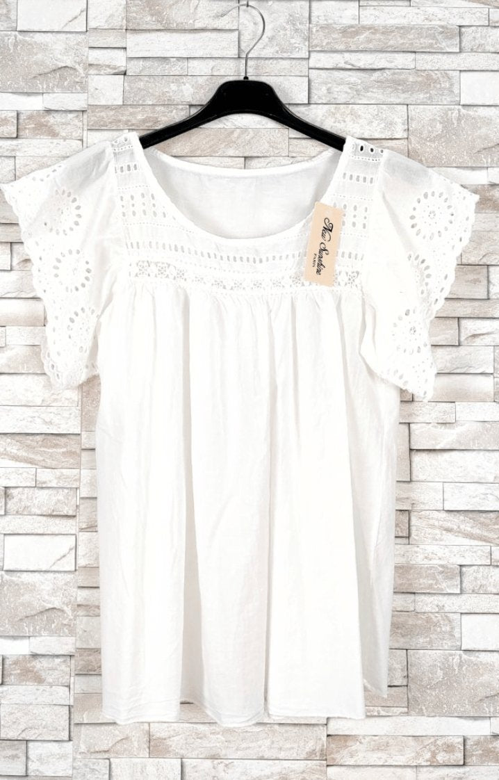Summer Top white - VIAMAJA