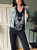 T-Shirt CALIFORNIA – Schwarz Oversize