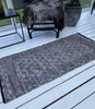 Teppich aus Leder - Grau 70x140 cm