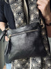 Tasche Black shine leather
