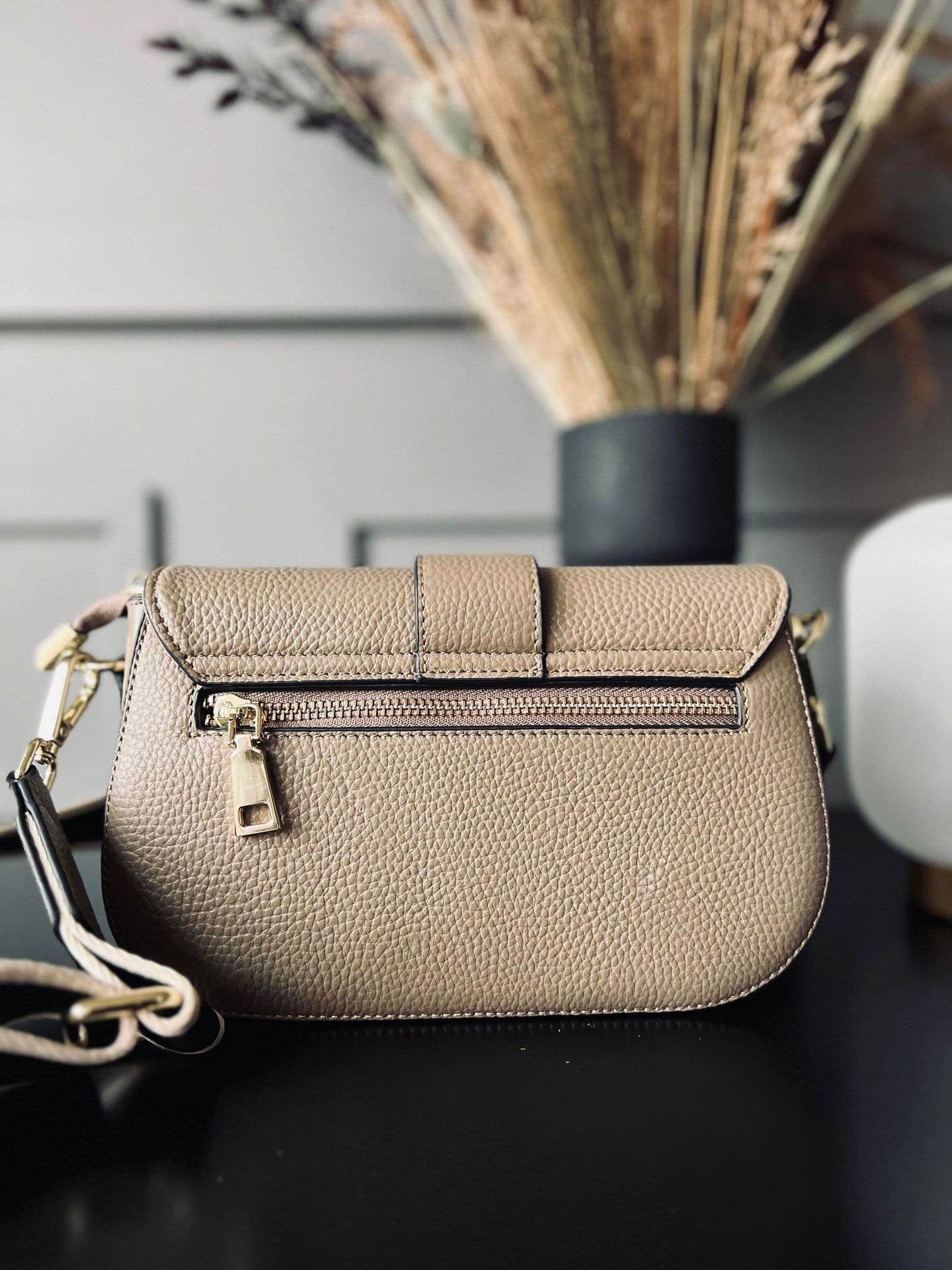 Taske - Dark taupe - VIAMAJA.DK