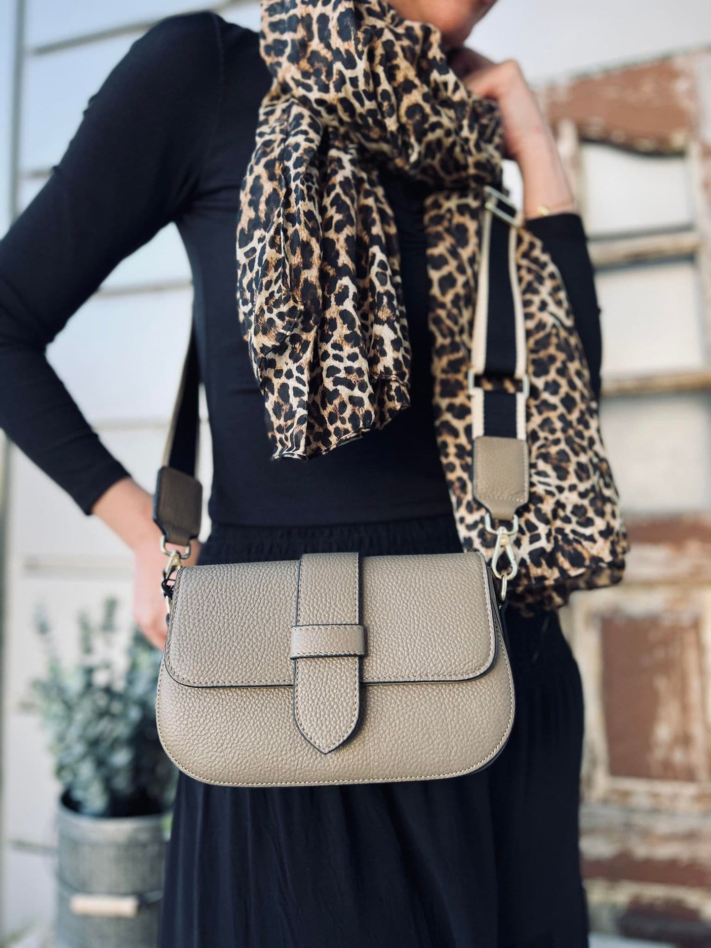 Taske - Dark taupe - VIAMAJA.DK