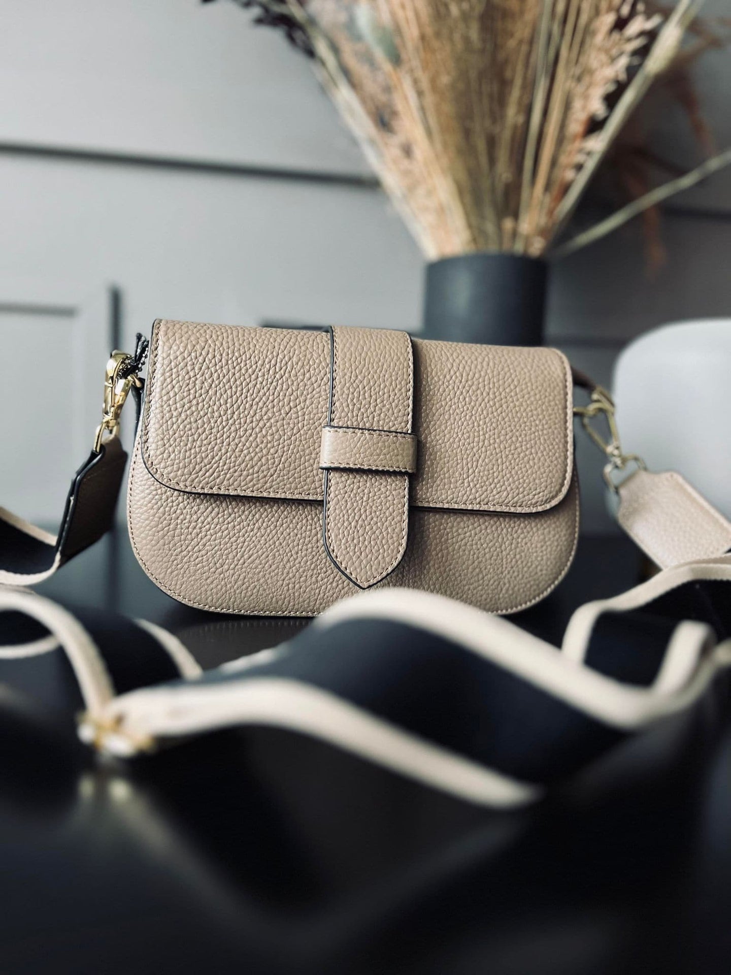 Taske - Dark taupe - VIAMAJA.DK