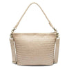 Tasche ELLIS aus wunderschön geflochtenem Leder - Heller Sand