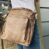 Tasche in seidig-weicher Lederqualität - TRIP Walnut