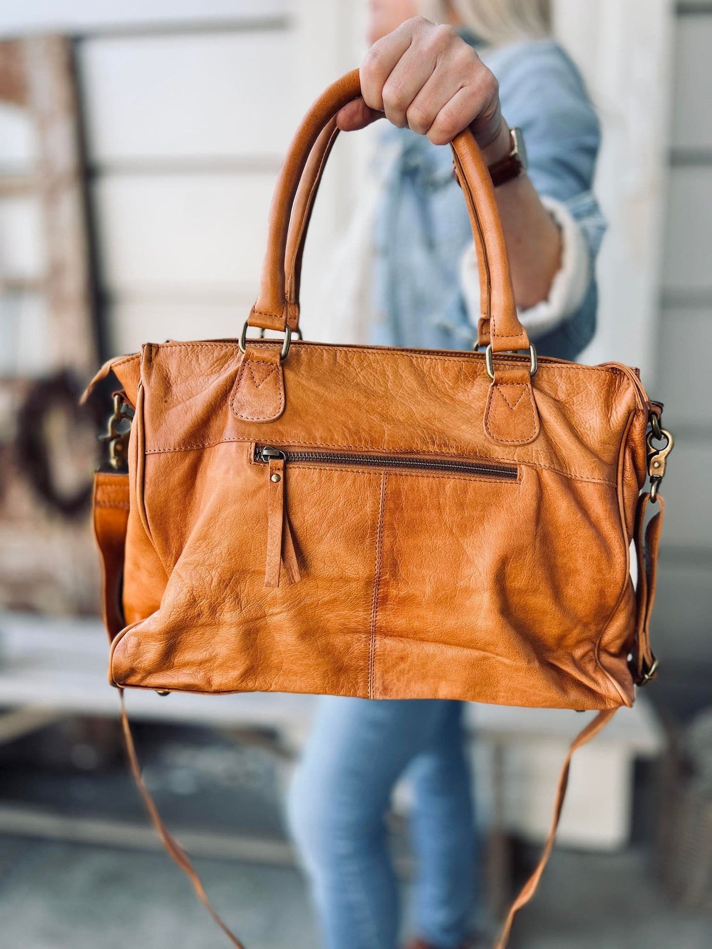 Taske KATIE cognac - VIAMAJA.DK